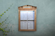 Picture of RUSTIC LED INFORMATION DISPLAY SET 4XA4
